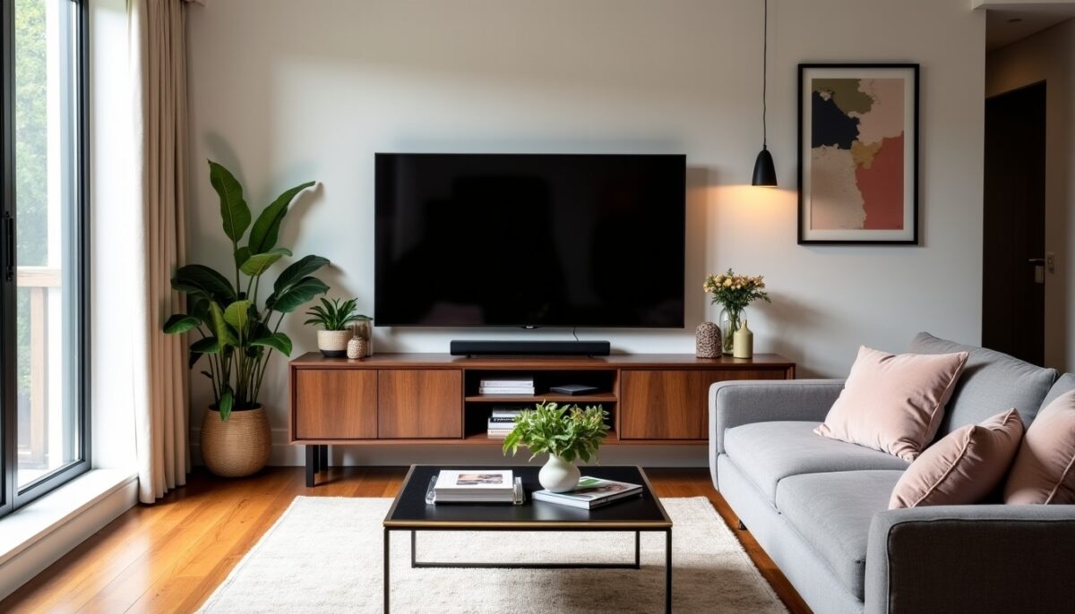 Aménager son salon autour du meuble TV : astuces déco et inspirations incontournables