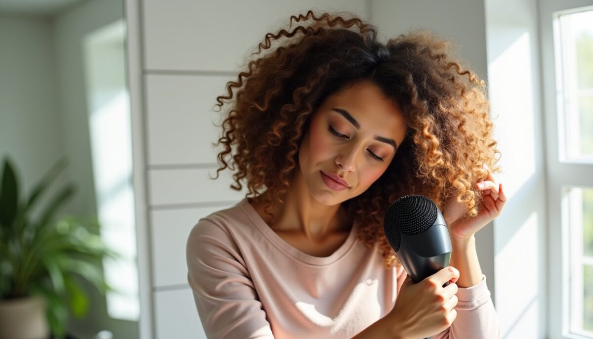 Cheveux bouclés : comment utiliser un diffuseur pour sécher sans perdre volume ni définition